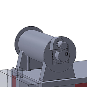 photo:枪型燃烧器・燃烧室